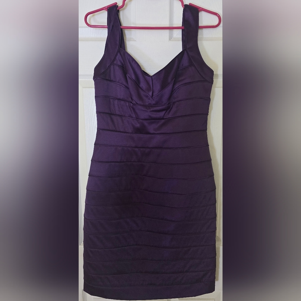 Lauren Ralph Lauren Deep Purple Mini Dress